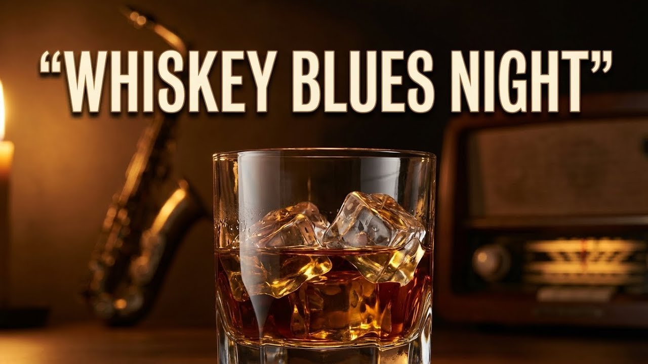 Whiskey Blues After Midnight — Slow Soulful Guitar for Deep Night Mood