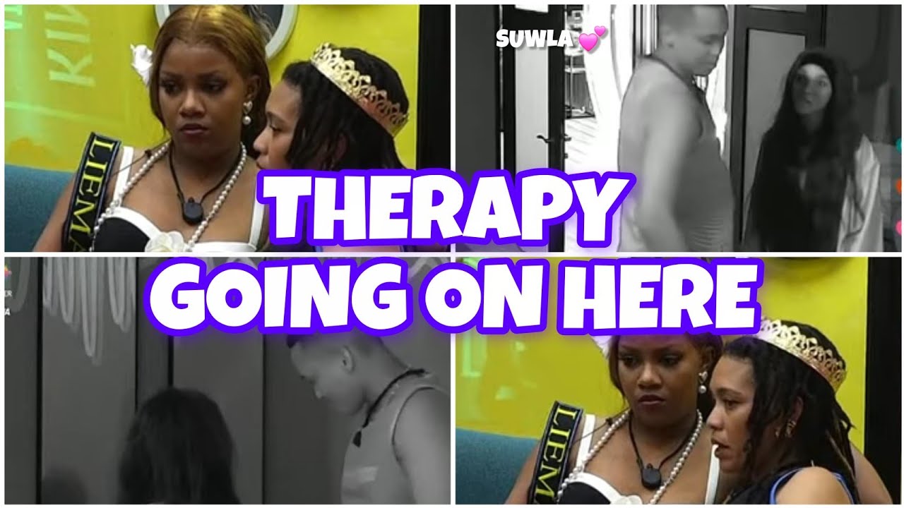 RAMONA AND THANDEKA GIVE THERAPY TO LIEMA &BRAVO B RESPECTIVELY 