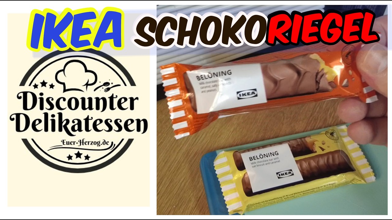 Discounter Delikatessen 😀 Ikea Schokoriegel Test 😀 Ganz gut..
