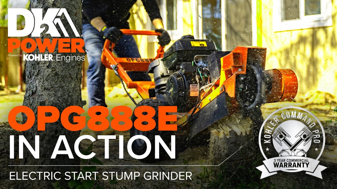 DK2 POWER | OPG888E 14-Inch 14 HP Stump Grinder