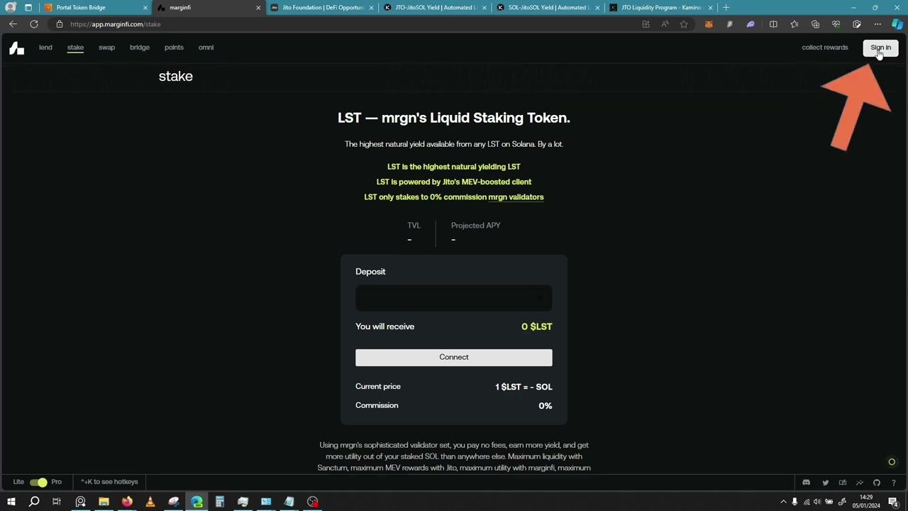 Providing liquidity on Marginfi