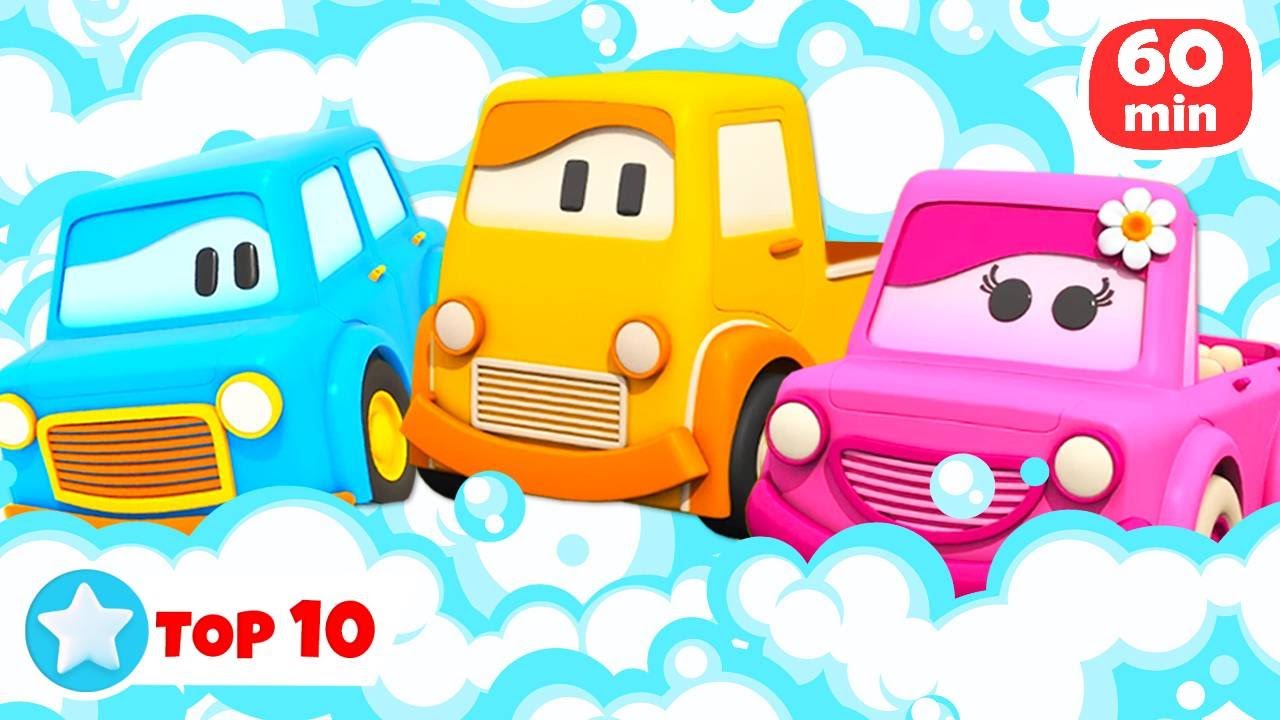 Çizgi film 🚗🚙 Bebekler için Akıllı Arabalar! TOP-10 2023 🔝🔝 En izlenen bebek videoları!