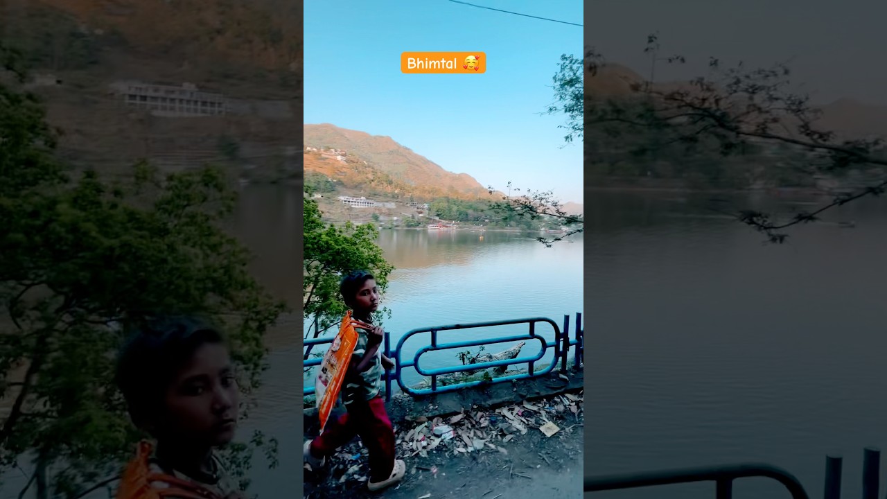 Bhimtal lake 🥰 #shorts #bhimtallake #travel #bhimtal
