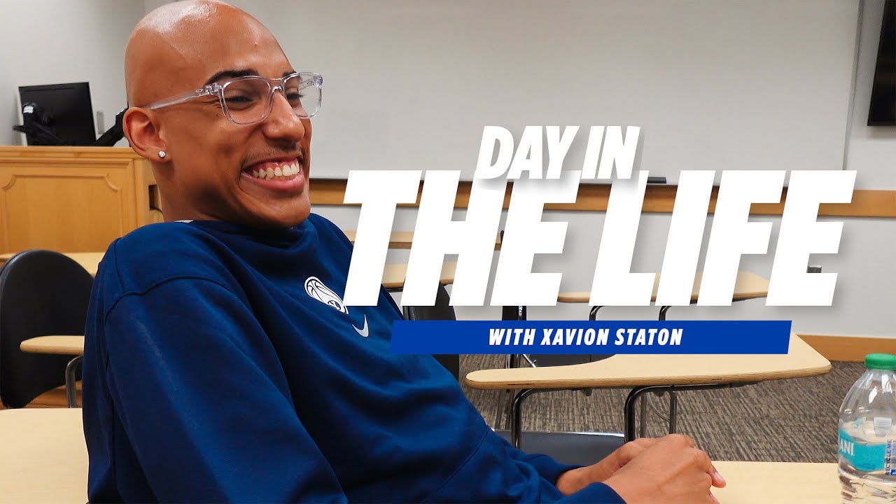 DAY IN THE LIFE | Xavion Staton's First Week of Class! | Men's Basketball