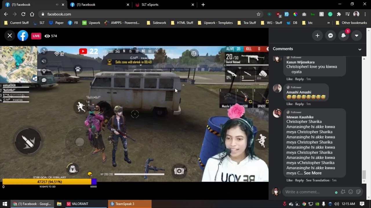 Wanna be Sri Lankan Streamer Says I love you to my friend | Shashi Nishadi Live | TickTock Shashi
