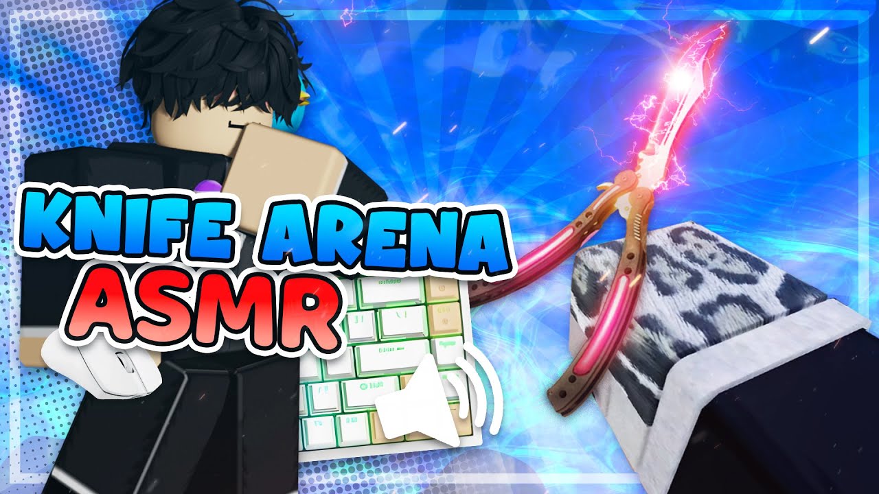Knife Arena Keyboard & Mouse Sounds (New Glove + Knife) | Roblox ASMR
