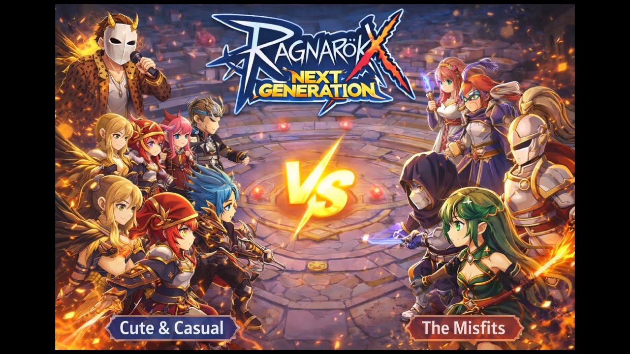 ROX Global - The Misfits Vs Cute & Casual WOC Fight - Top 16
