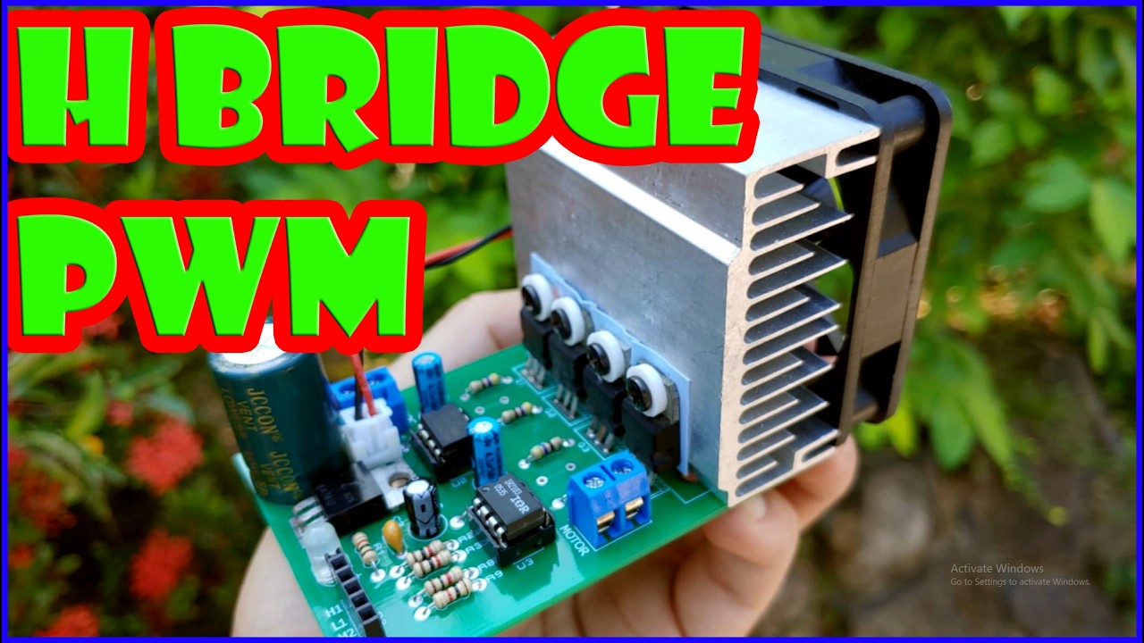 High Power DC Motor Control with PWM H Bridge | Smooth Reverse & Instant Brake | JLCPCB