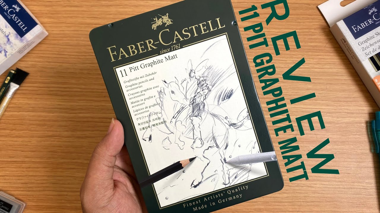 ОБЗОР Pensil Pitt Graphite Matt Faber-Castell