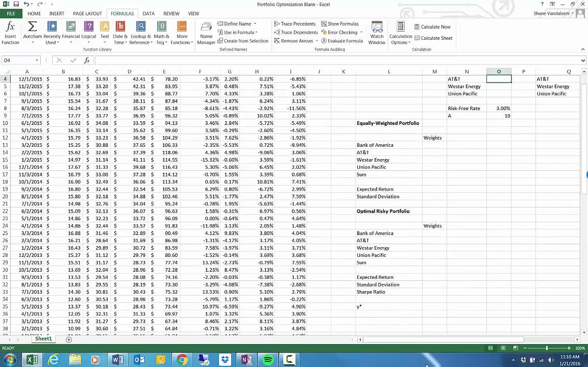 Portfolio Optimization