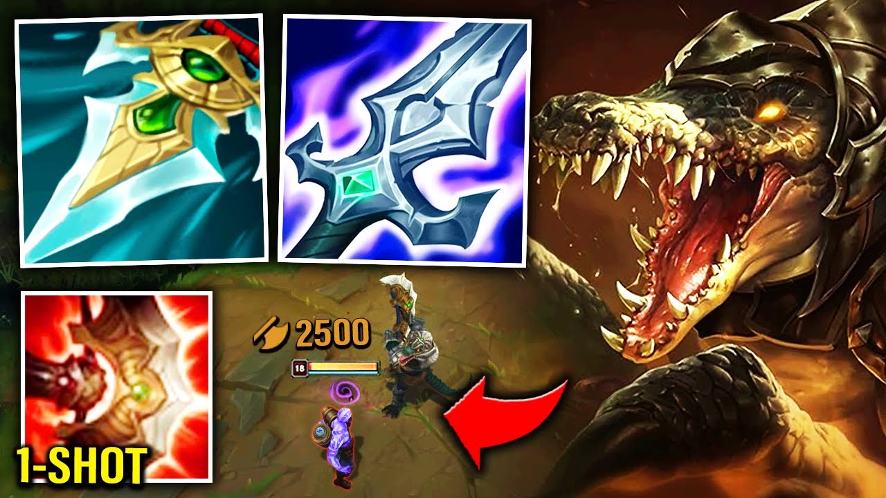 Renekton but I delete you instantly with W (literal one shots)