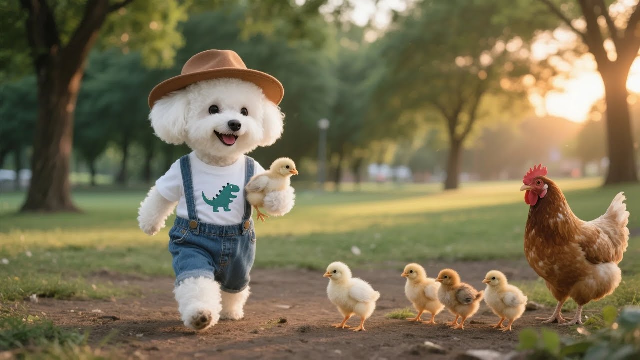 Will baby pupper and its mama dog find the chick's family? 🐥🔍Compilation