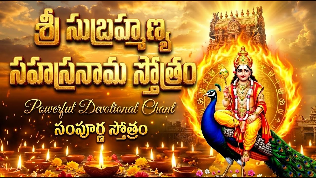 సుబ్రహ్మణ్య స్వామి సహస్రనామ స్తోత్రం | Subramanya Sahasranama Stotram |  Subramanya Swamy Songs