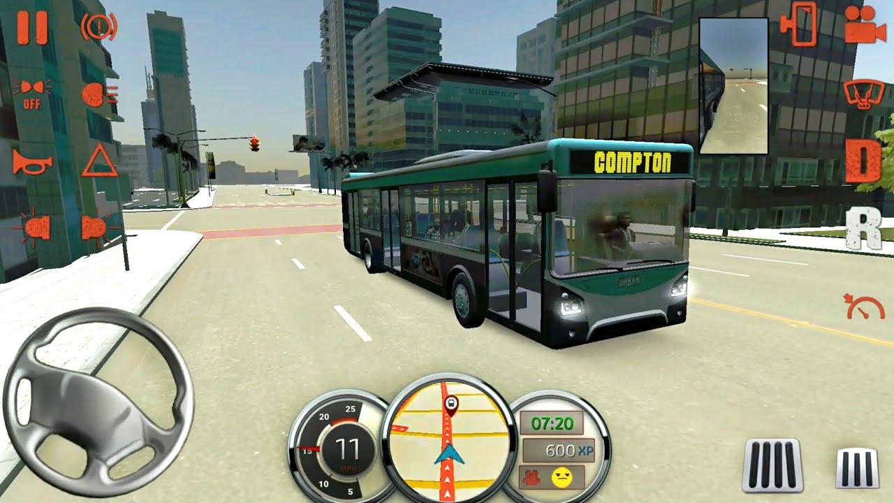 Bus Simulator 17 Compton - Real Bus Driver - Android Gameplay FHD