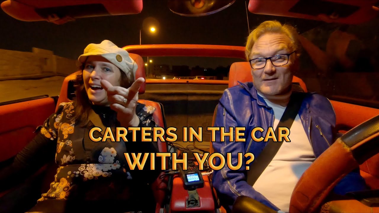 CARTERS IN THE CAR AT NIGHT!! with you?