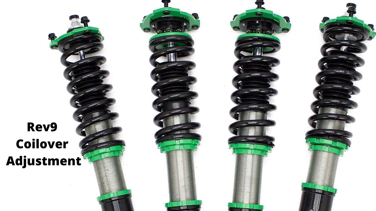 Rev9 Coilovers — регулировка высоты и жесткости амортизаторов (передние/задние): как это сделать
