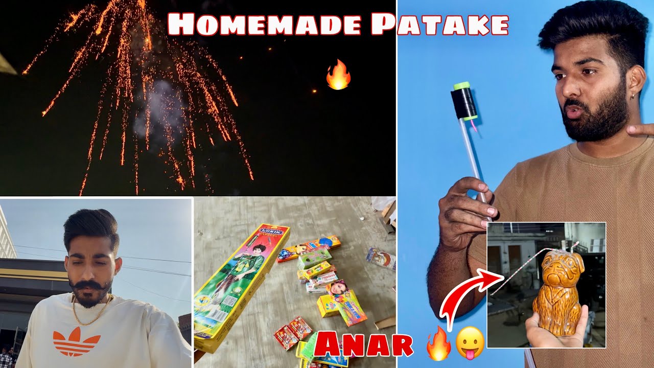 Homemade Patake 🎇SkyShot , Rocket,Anar | Diwali Patake Shoping 🎇| Lucky Goldsmith