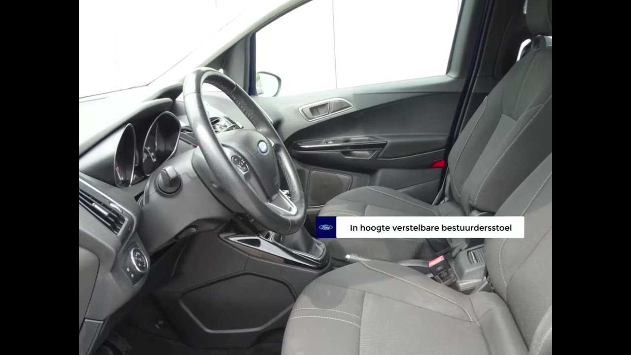 Ford B-MAX 1.0 EcoBoost Titanium, Cruise Control, Navigatie, Hoge Instap, NAP!