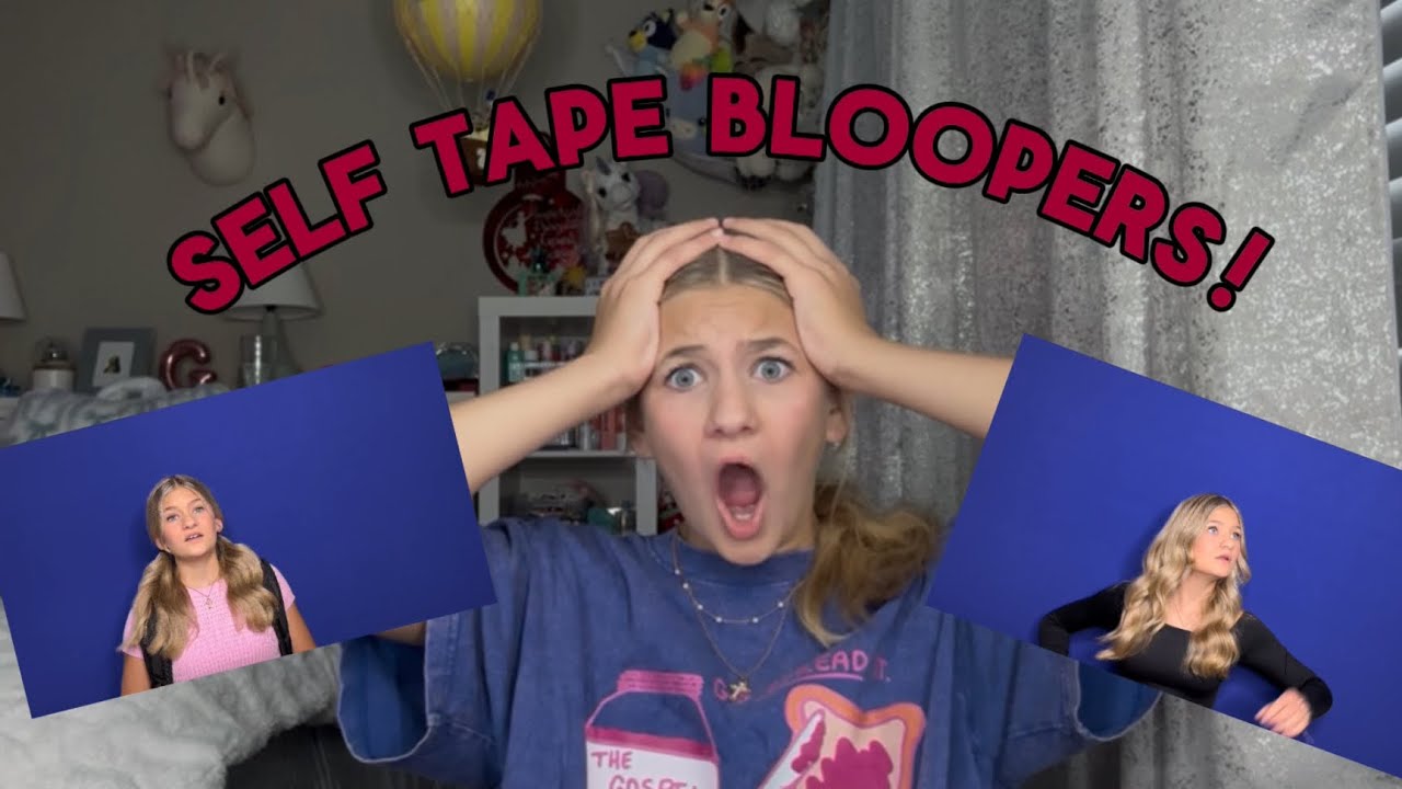 My SELF TAPE BLOOPERS!!! (Part 2) 