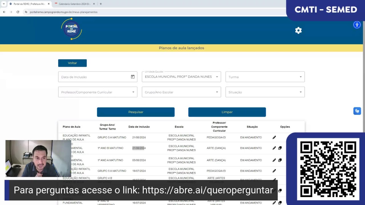 Portal REME 2º Semestre