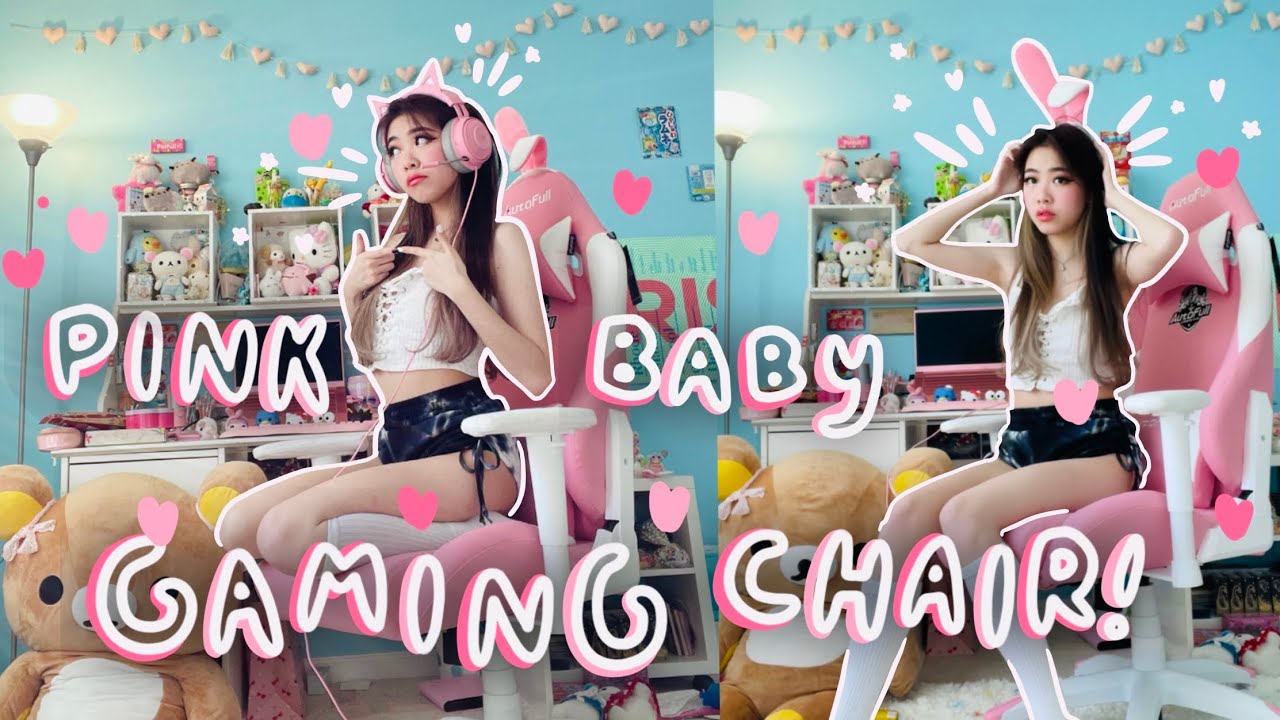 THE PINK BUNNY CHAIR💓| Watch me (try to) put it together! | Ft. Andrew Wu n Autofull | Tiffany Weng