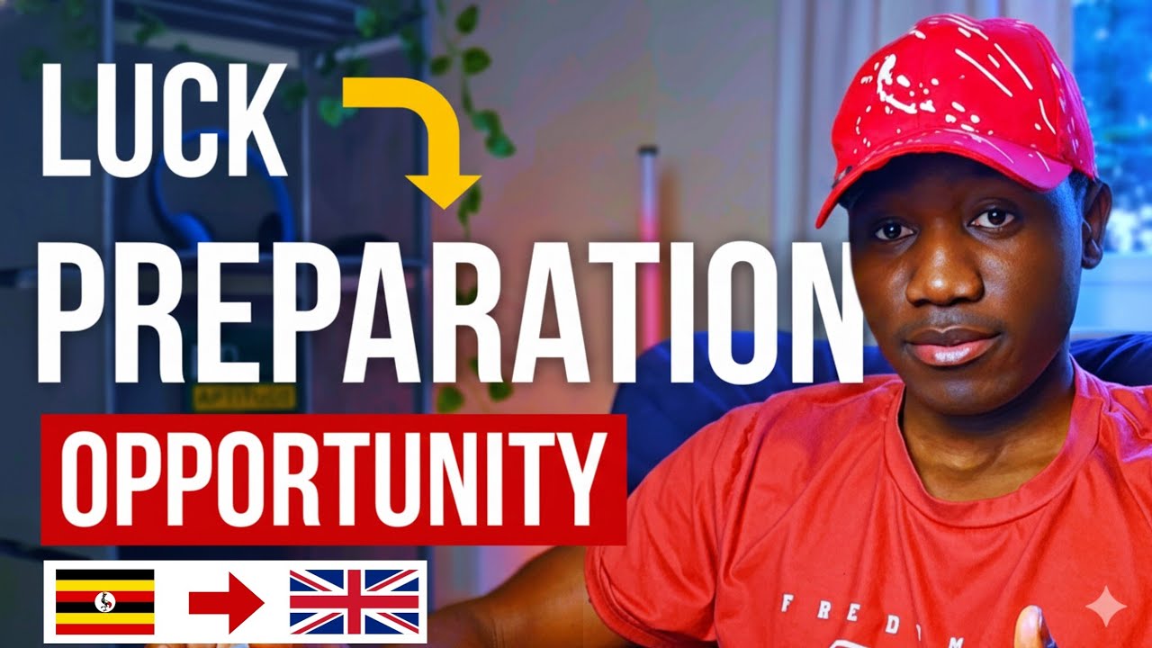 Its not just luck. Prepare now and wait for the opportunity. | From Uganda to The UK.