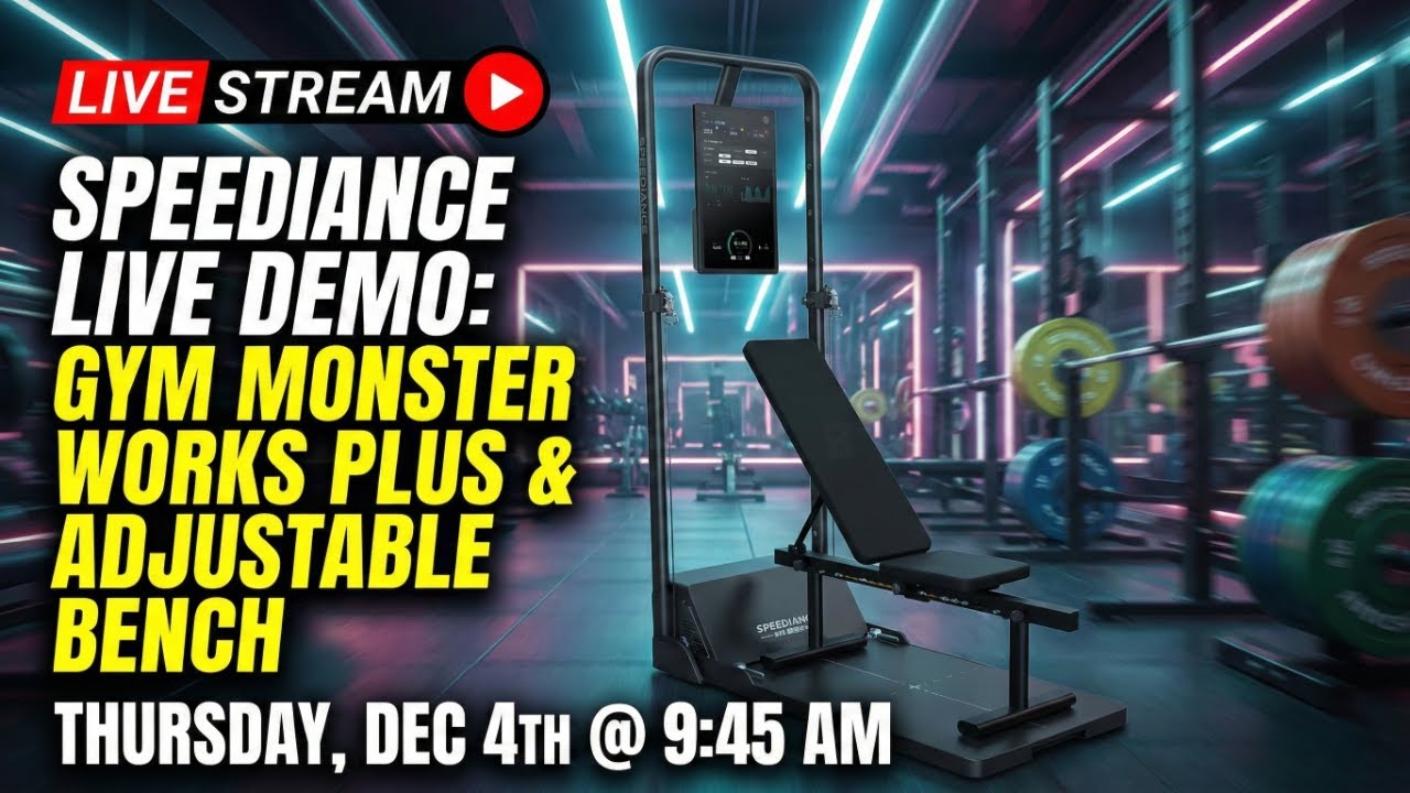 Speediance Gym Monster Works Plus Live Demo