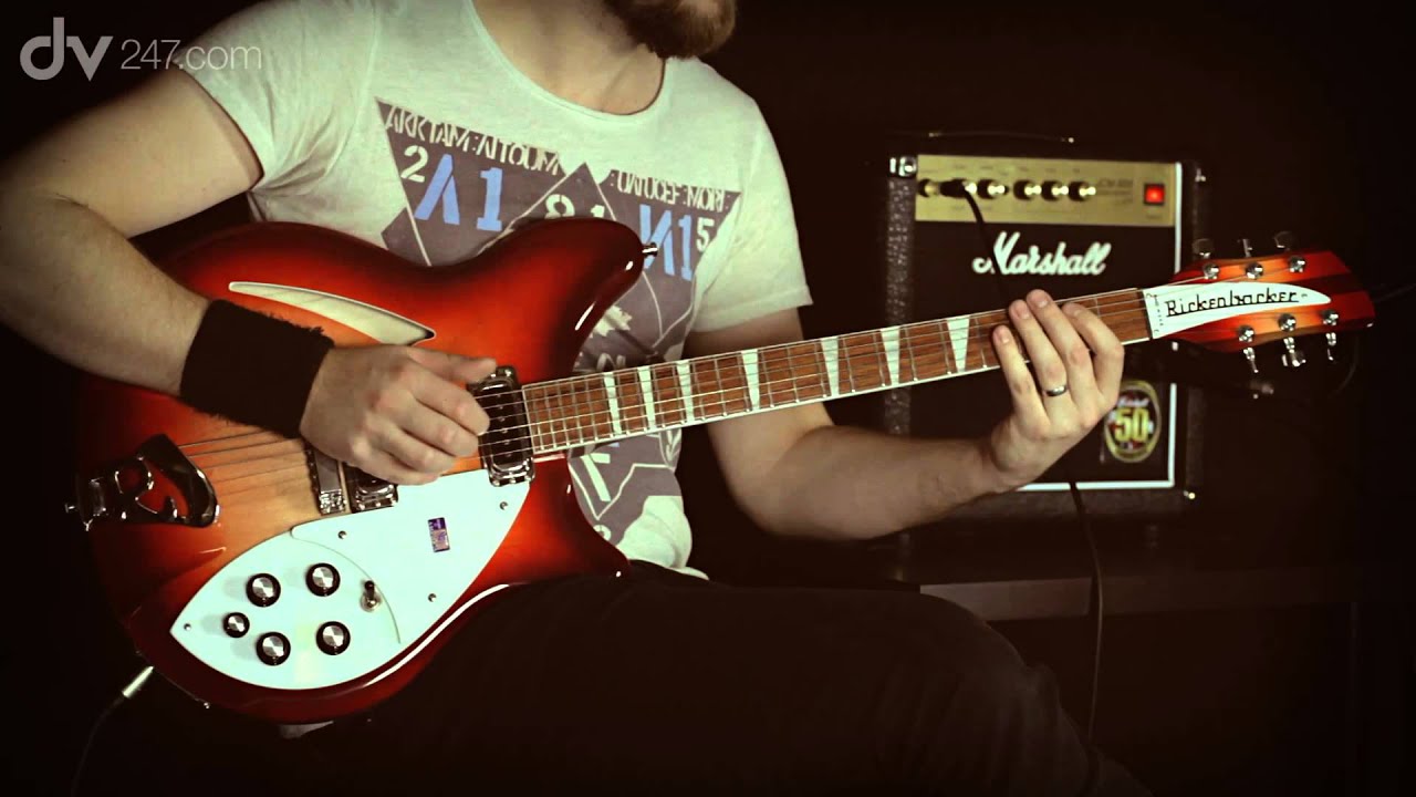 Rickenbacker 360 Electric Guitar Fireglo Tone Demo