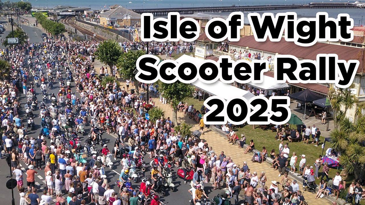Isle of Wight Scooter Rally 2025 | UK’s Biggest Scooter Weekend (Vespa & Lambretta Ride-Out)