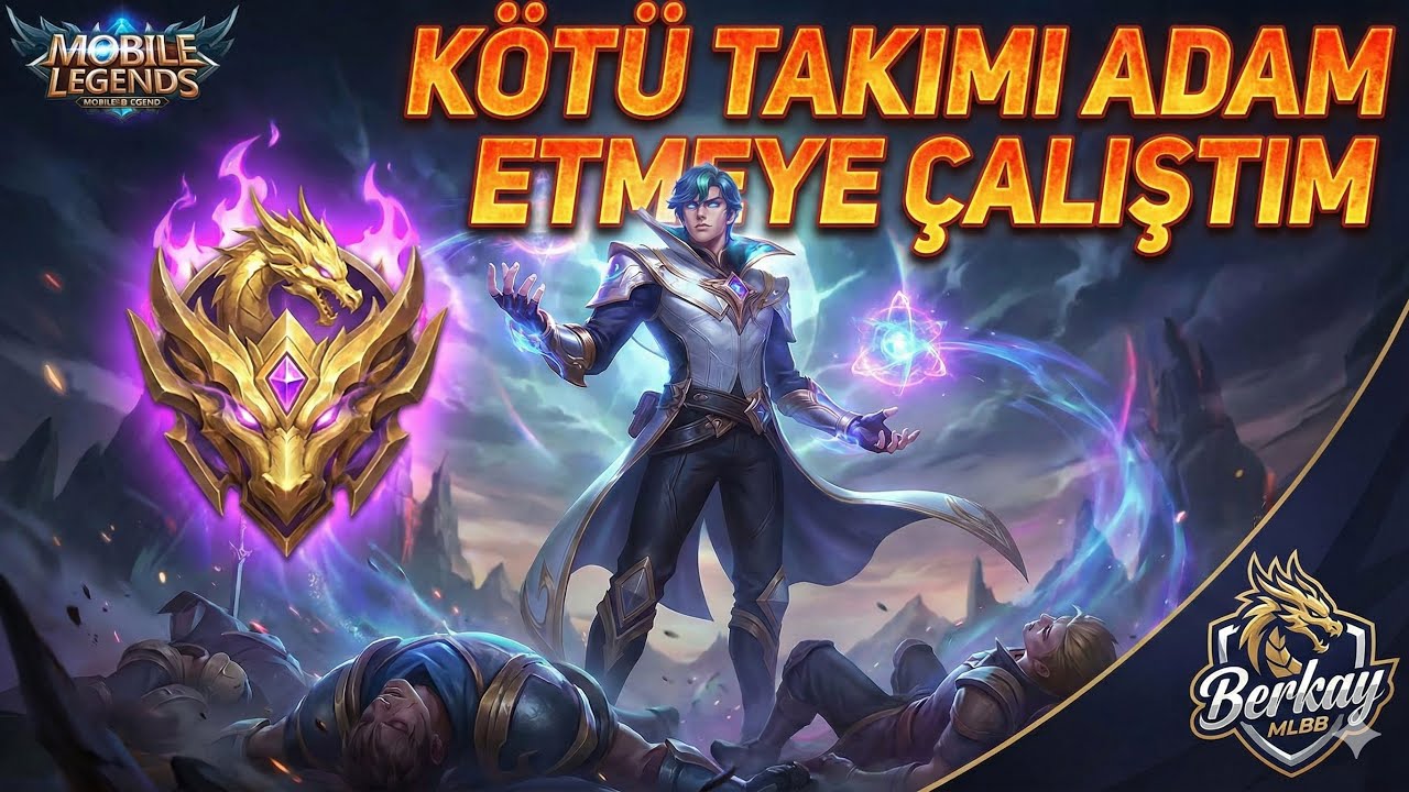 KÖTÜ TAKIMI ADAM ETMEYE ÇALIŞTIM! | MLBB Sıralı Maçları