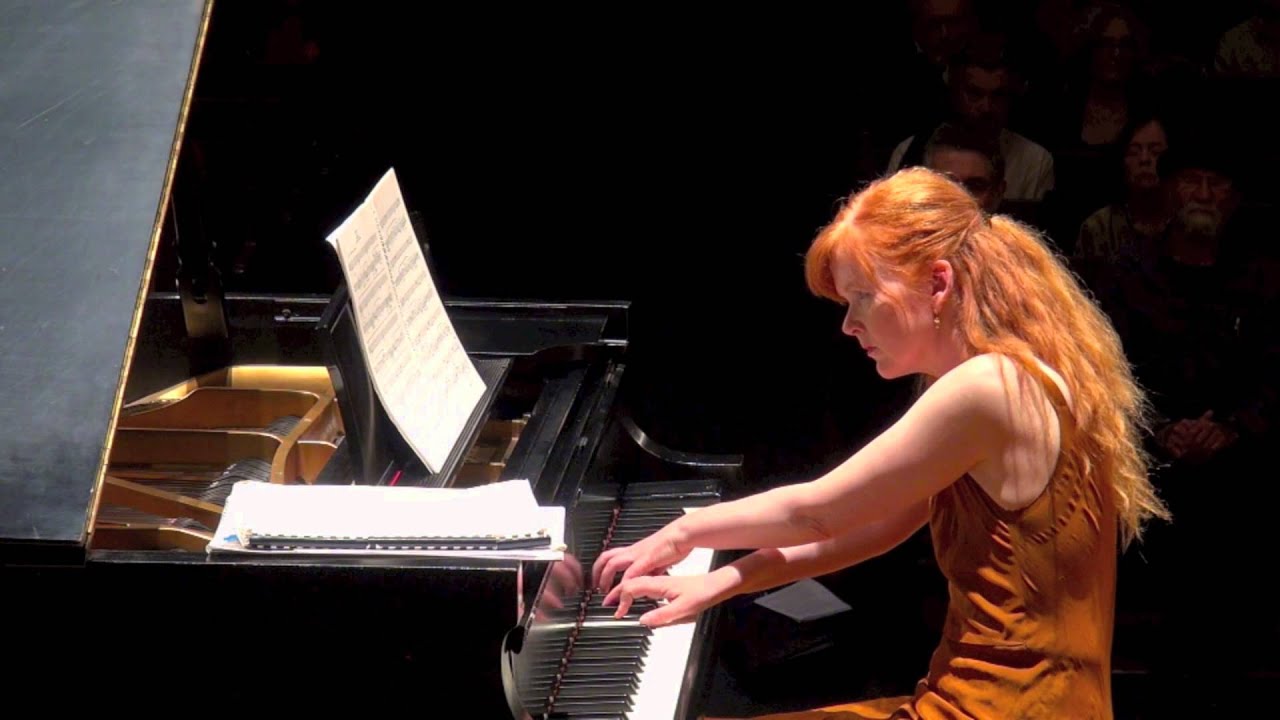 Sarah Cahill (piano) plays Rivers (Ann Southam)