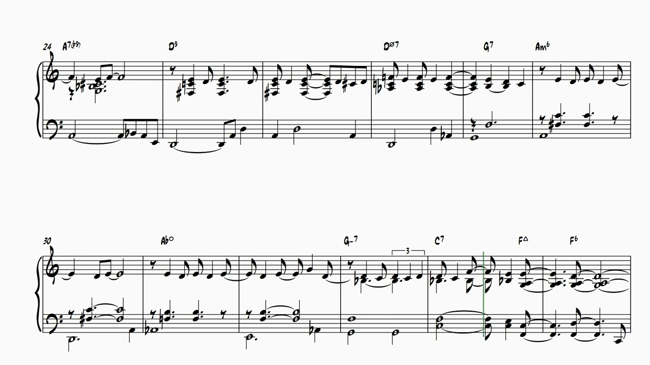 Corcovado Piano avec intro