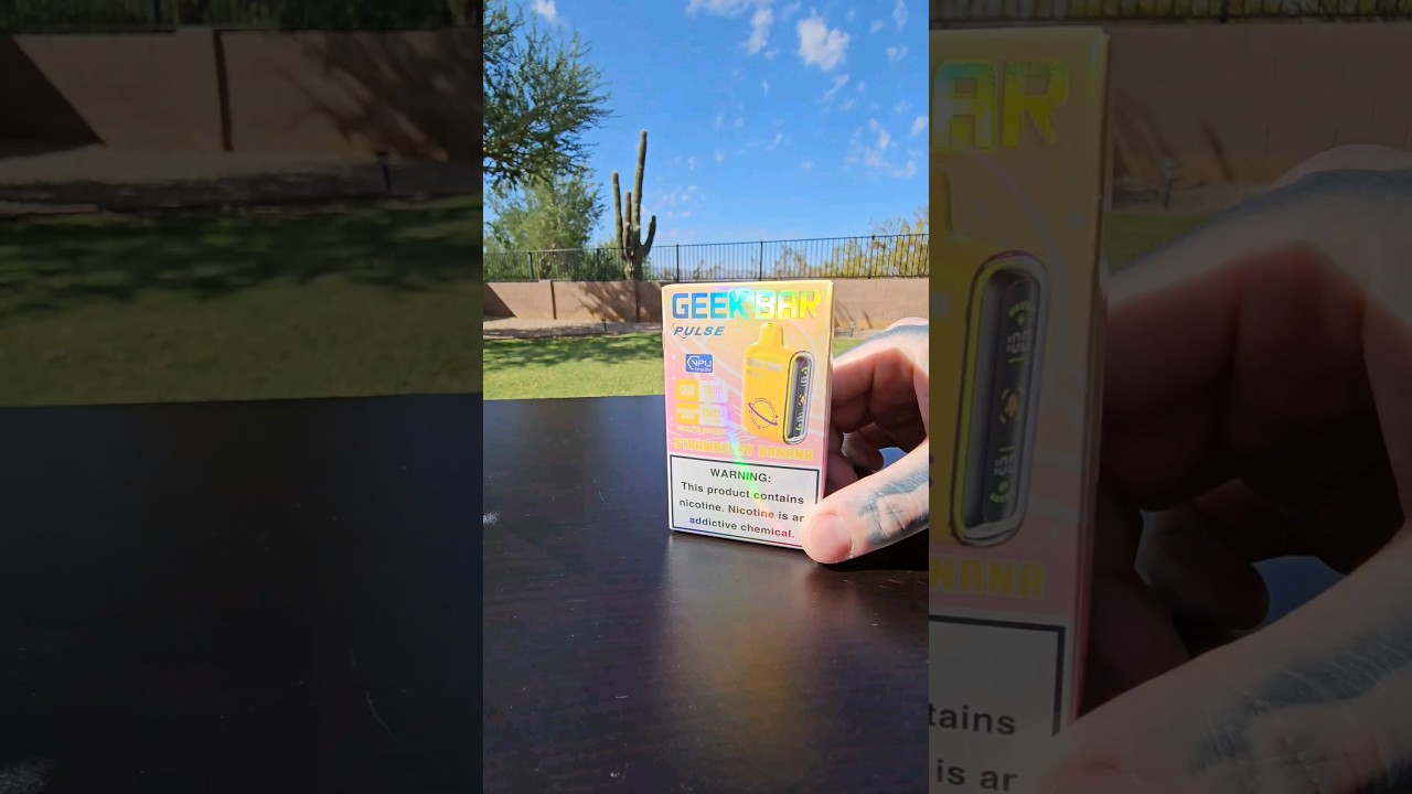 The all NEW Geek Bar Pulse is here! 🔥😎🙌 #phoenix #localbusiness #newproducts #positivevibes #arizona