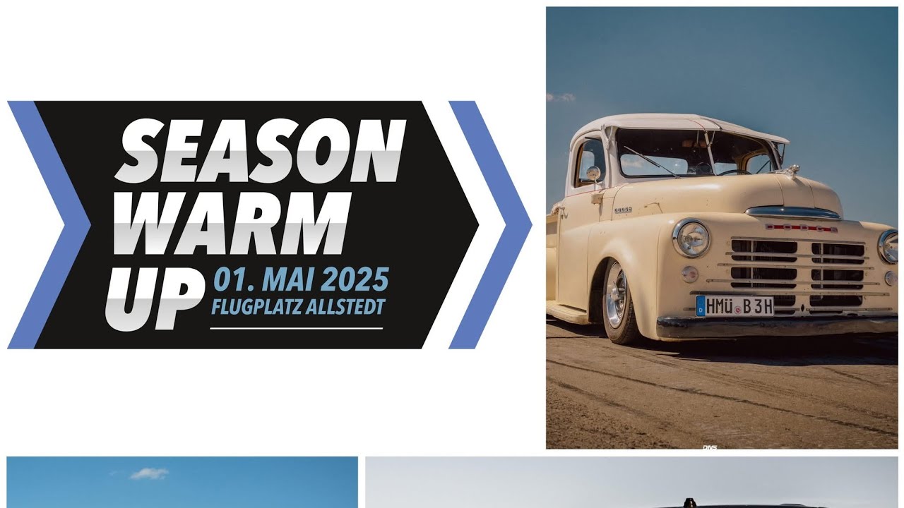 ACAB WARM UP 2025 All Cars All Bikes Flugplatz Allstedt 1/4 Meile Driften Fotos