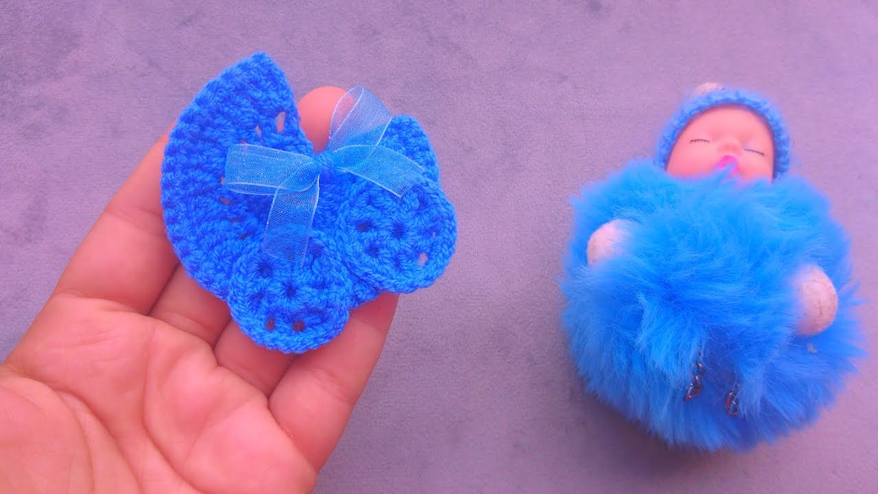 crochet baby stroller /توزيعات السبوع للمواليد بناتي ولادي/ميدالية كروشيه/عربة بيبي كروشيه