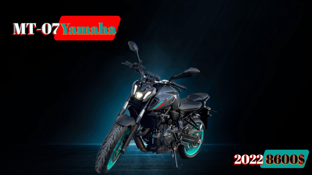 Мотопідбір. Yamaha MT-07 2022 року з пробігом 1724 км. Новий мот за 8600$