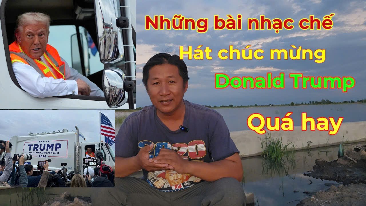 những bài nhạc chế hay nhất hát tặng donald trump chúc mừng ống chiến thắng #donaldtrump