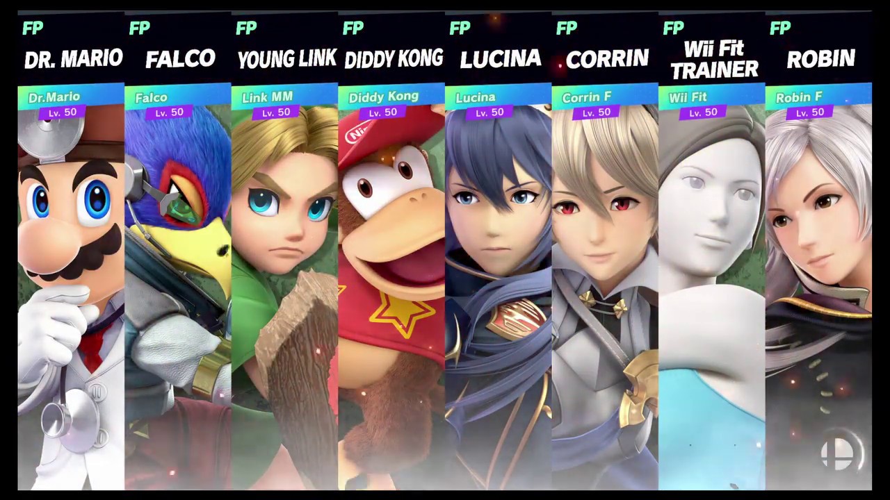 Super Smash Bros Ultimate Amiibo Fights   Request #1116 8 fighter Summit Brawl