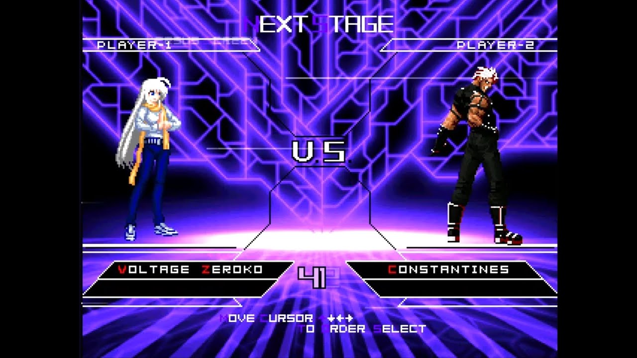 [KOF MUGEN] Voltage Zeroko(me) VS Constantine(AI)