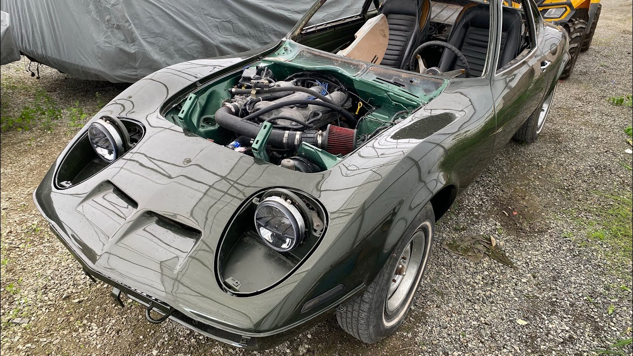 Opel GT with 1.8L Miata engine and transmission + a visit with Trigger Auto Painting.