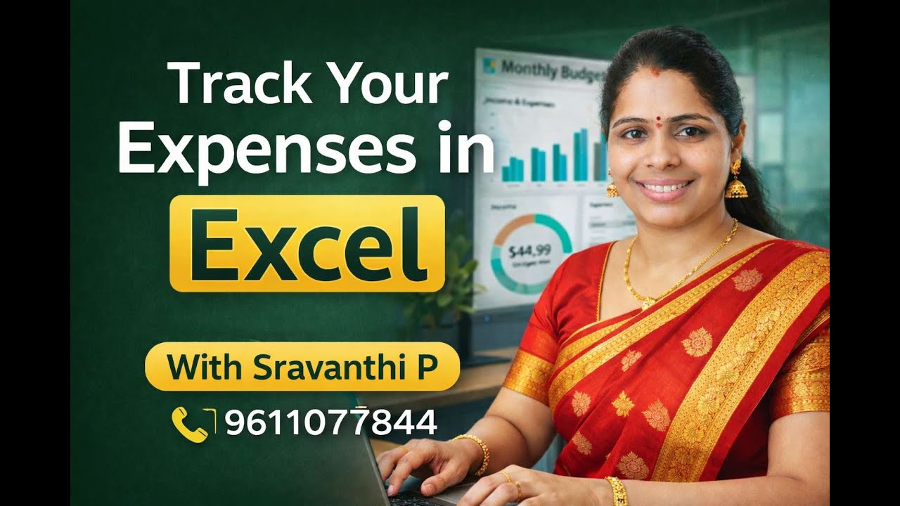 Lear to maintain your monthly expense in excel
