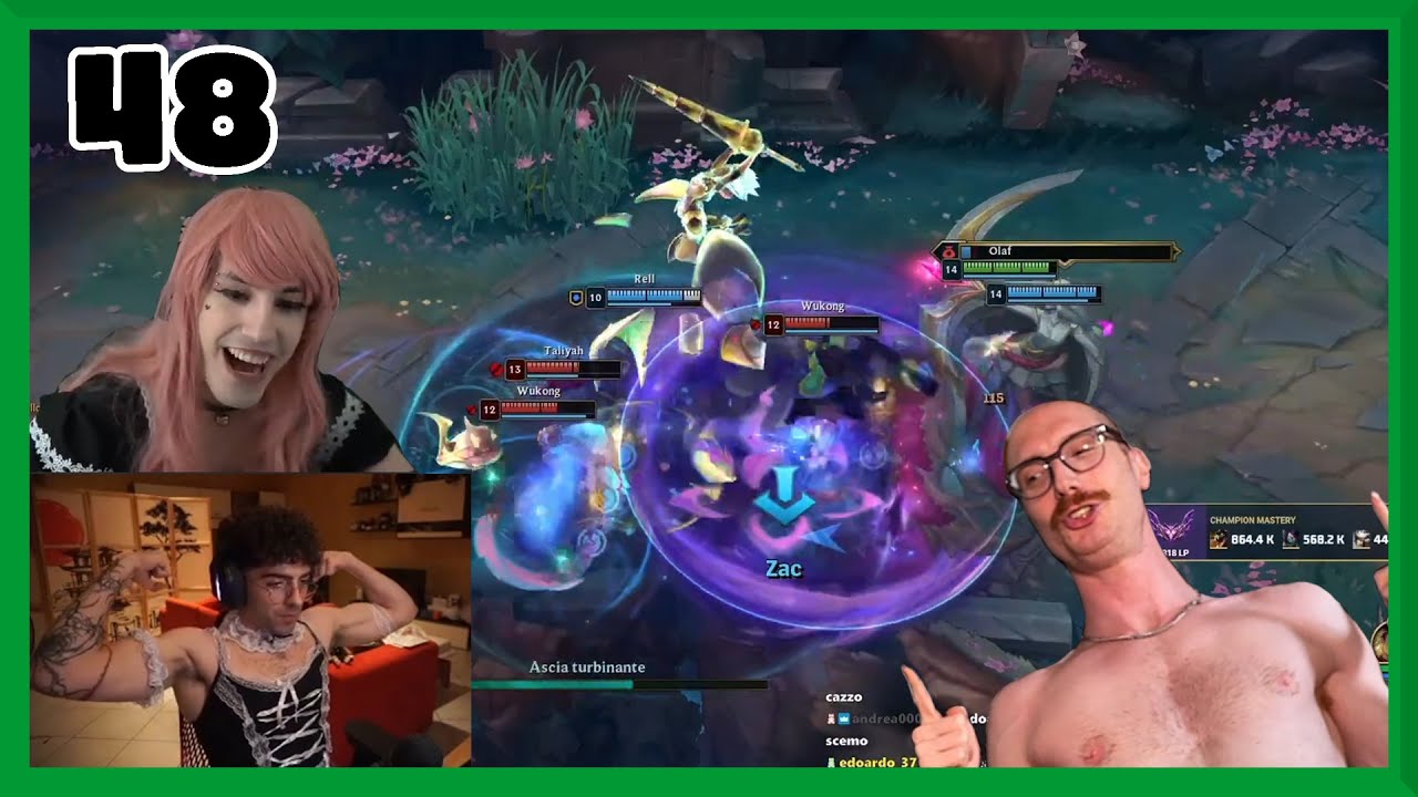 PLAY CALDA DEL BECIENZ 🔥 🥵 DEIDARA DEIDING MODE ☠️ 💪🏻 - Lol Italia Highlights 48