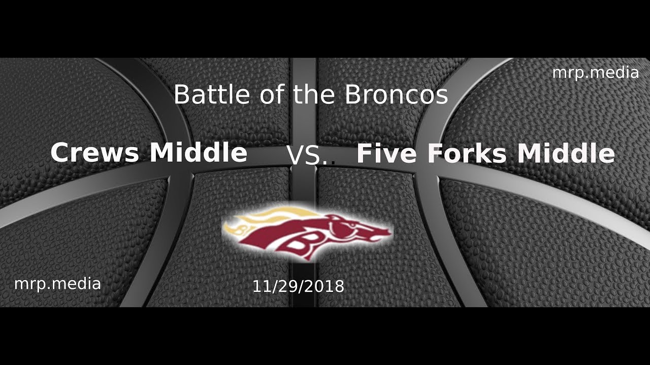 Crews Middle vs. Five Forks Middle (Boys Basketball) Gwinnett County