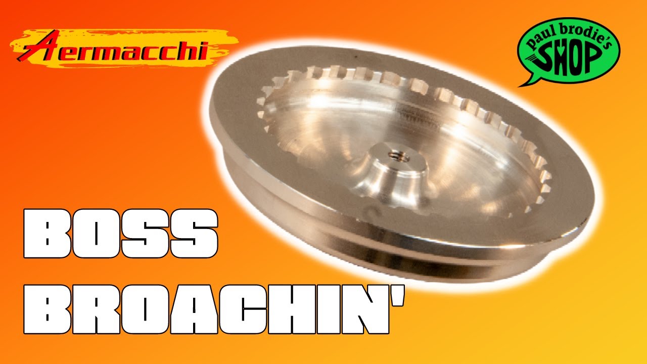 Making an Aermacchi Clutch Hub Plate // Paul Brodie's Shop