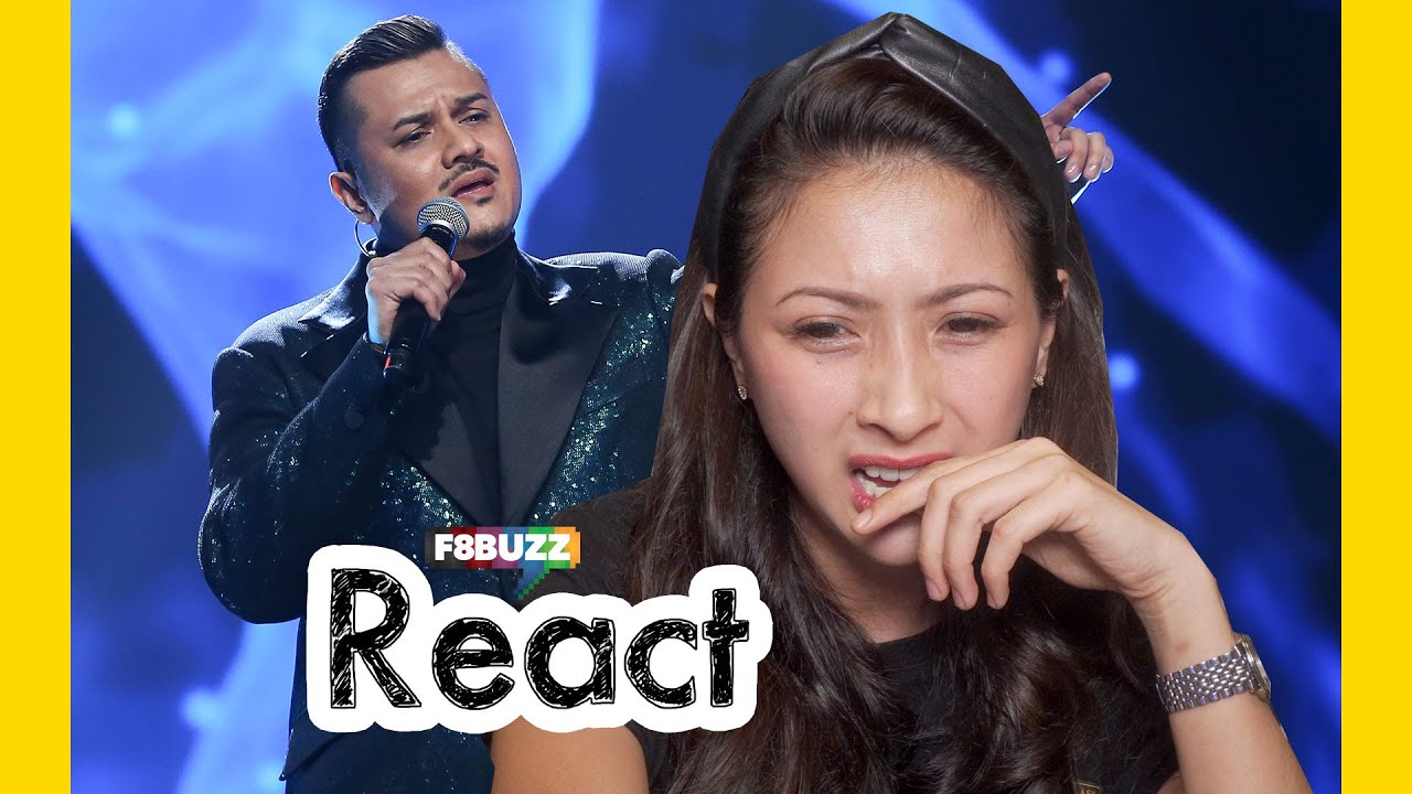 Reaksi Guru Vokal Reaction - Dato' Fazley Yaakob - ASMARA INI @ Gegar Vaganza 8 • F8Buzz React