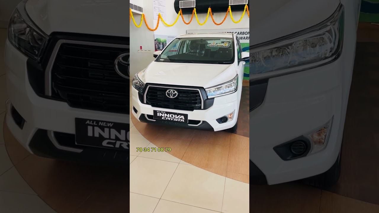 Toyota Innova crysta gx base model one minute Review