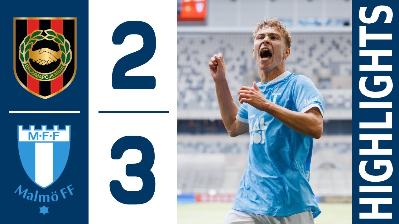 Brommapojkarna - Malm&ouml; FF | HIGHLIGHTS | Allsvenskan 2025