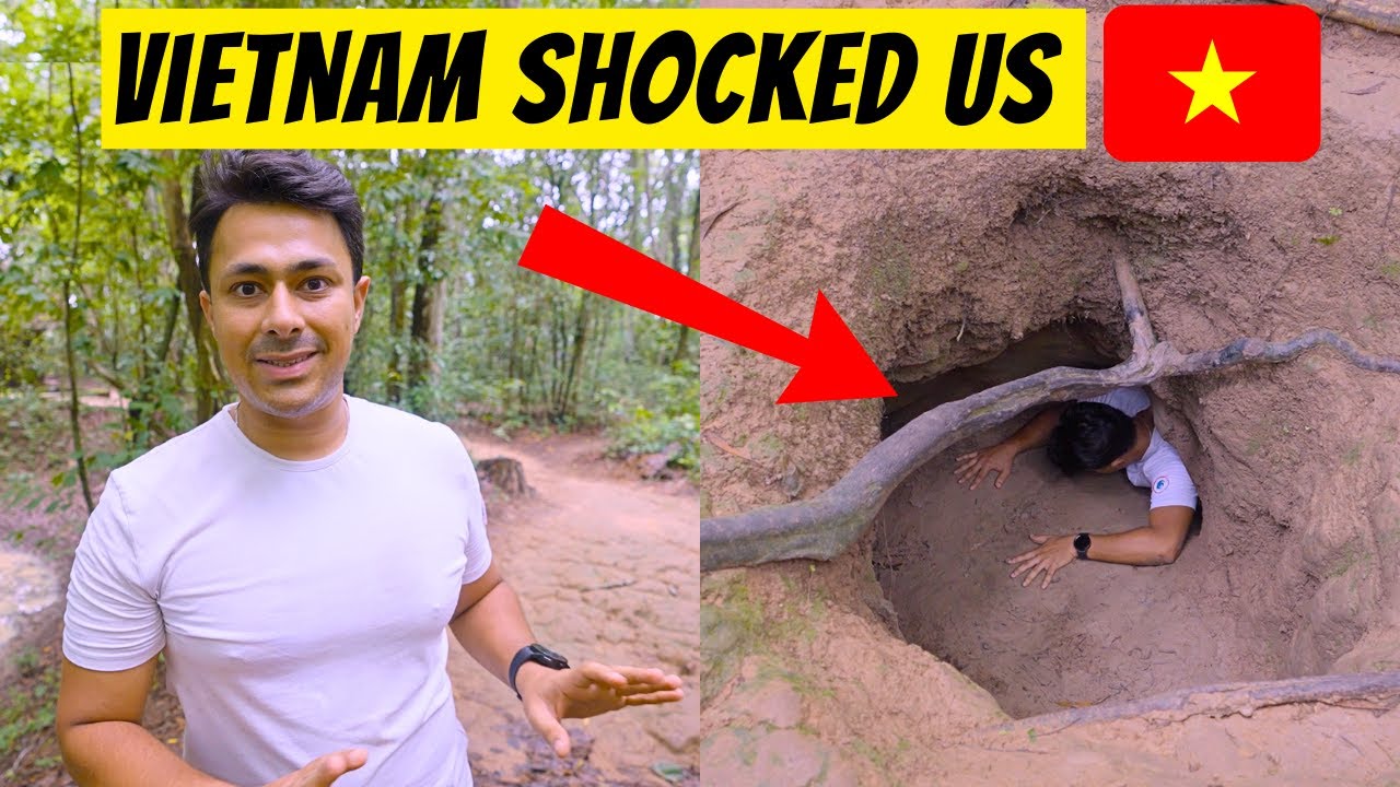 WE DIDN'T KNOW VIETNAM WOULD BE LIKE THIS! WAR TUNNELS OF VIETNAM! SOUTH EAST ASIA IMMY & TANI