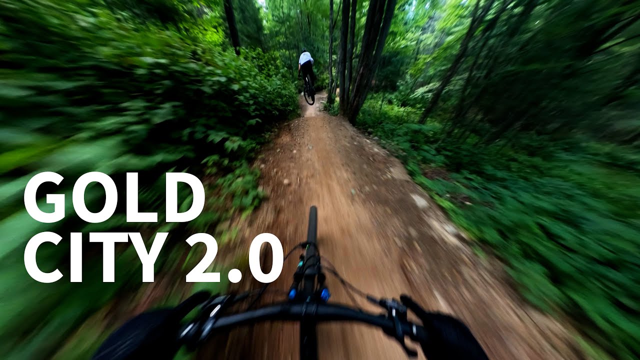 Gold City 2.0 Track at Sentiers du Moulin