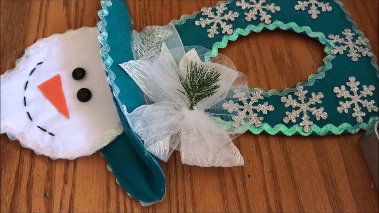 Decoracion navideñas para la puerta (Picaporte)